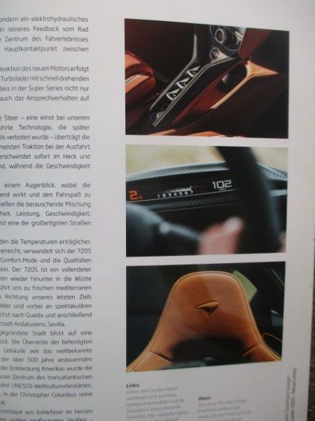 McLaren 570S Coupé +GT +570S Spider +720S +Senna Katalog Deutsch