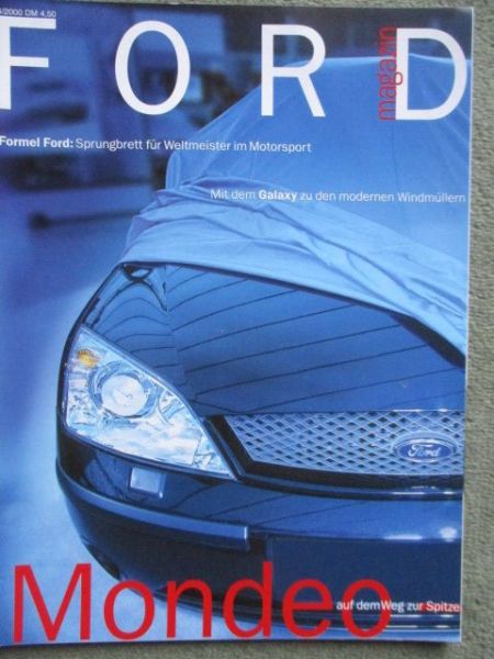 Ford Magazin 4/2000 neue Mondeo,Galaxy,Granada L,