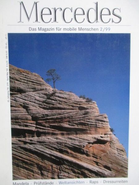 Mercedes Magazin für mobile Menschen 2/1999 CLK 55 AMG,ML430,