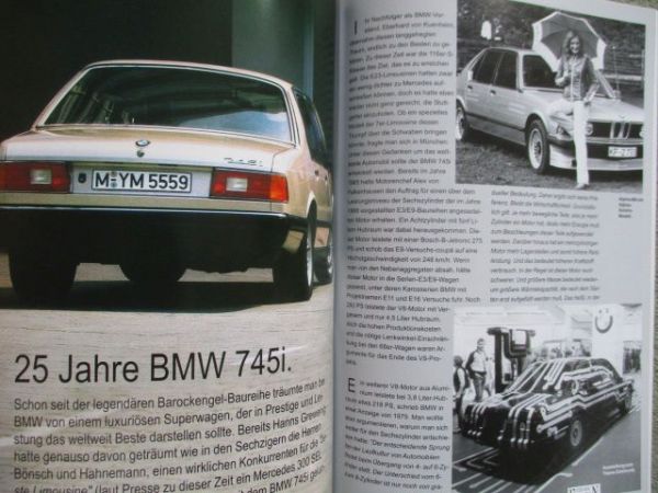 Edition Weiss Blau BMW 745i E23,M3 E30 Evolztion3,Gubin e24,E6 Touring
