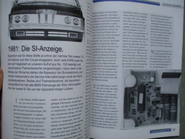 Edition Weiss Blau Dezember 2001/Januar 2002 BMW 5er E28,E6 Geschichte,Alpina D10 E39,E24