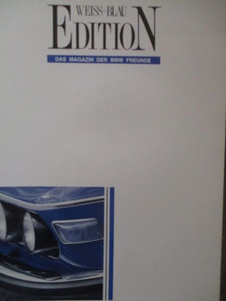 Edition Weiss Blau April 1993 Kleinwagen 600,E9 Coupés