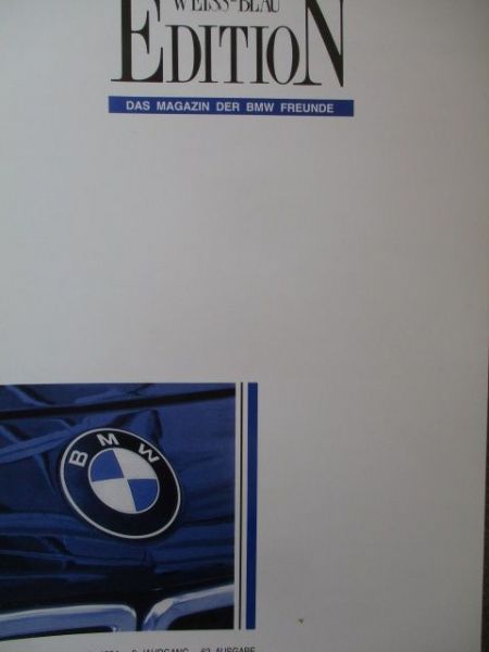 Edition Weiss Blau April 1994 Typhistorie 6er coupés von Paul Bracq,Wiesmann Roadster,