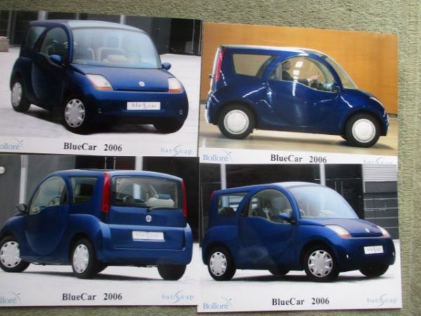 Bollore BlueCar 2006 Pressemappe Electric Pressemappe Genf +Fotos