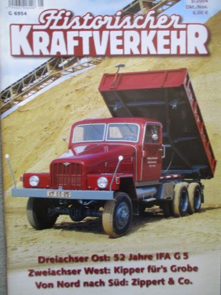 Historischer Kraftverkehr 5/2004 IFA G5 K,