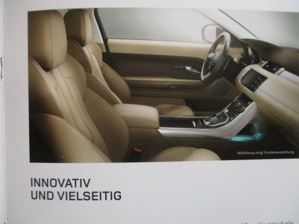 Range Rover Evoque +Black Dynamic +White+Blue Dynamic Flyer November 2013