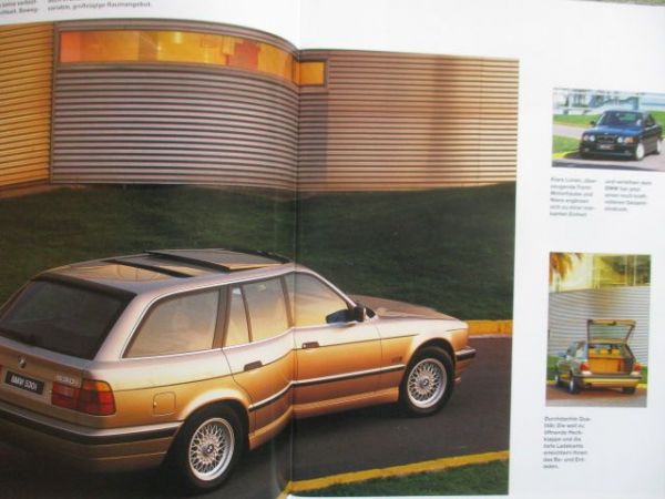 BMW 518i 520i 525i ix 530i 540i+525td tds E34 +Touring Katalog +Individual September 1994