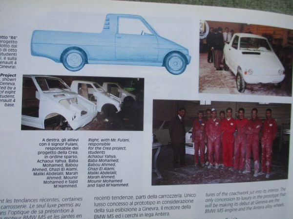 Auto & Design Espace Sbarro concept cars +Alfa Romeo mehrsprachiger Prospekt