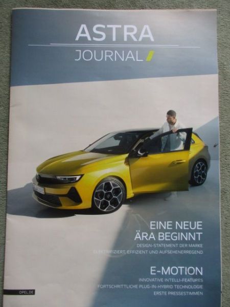 Opel Astra L Journal E-Motion Format 30x45cm April 2022