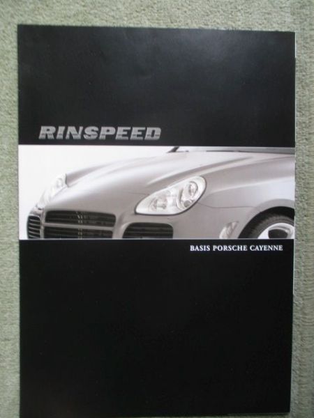 Rinspeed Porsche Cayenne Prospekt Schweiz