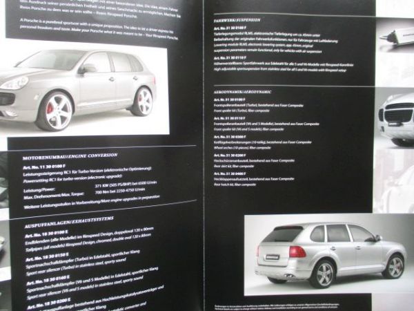 Rinspeed Porsche Cayenne Prospekt Schweiz