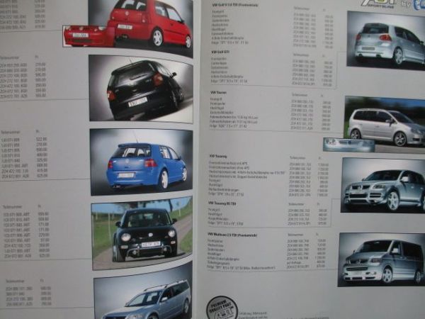 Abt Powerline VW 2005 Lupo,Polo,Golf IV,Beetle,Passat Variatn,Golf V,Touran,Touareg,Multivan Prospekt