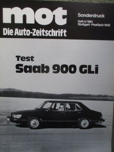 mot 4/1981 Saab 900 GLi Testbericht