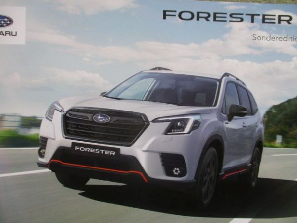 Subaru Forester Sonderedition +edition exclusive cross Katalog+Preise August 2022