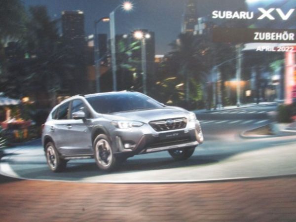 Subaru XV Zubehör Katalog April 2022