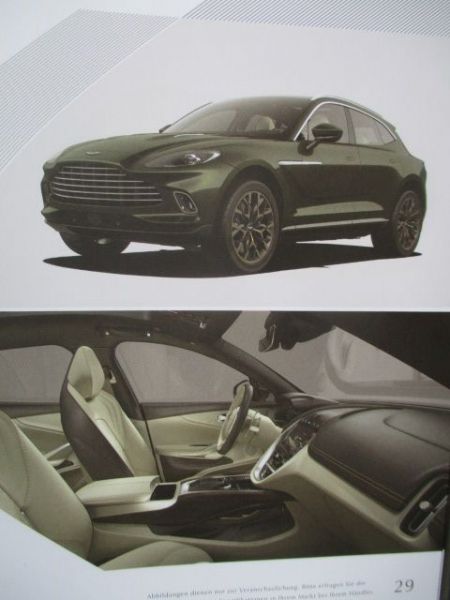 Aston Martin DBX Buch Katalog Deutsch