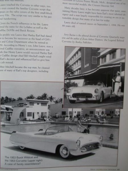 The National Corvette Museum 50th Anniversary Celebration Program Englisch 2003