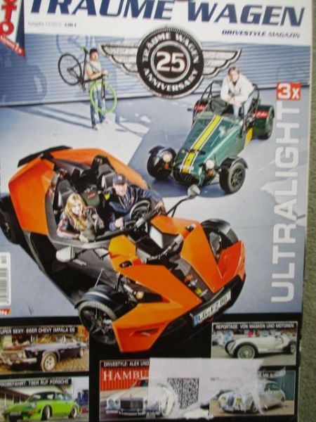 Träume Wagen 12/2012 25 Jahre Heft 66er Chevy Impala SS,78er Ruf Porsche 911,Kaufberatung Jaguar MKII