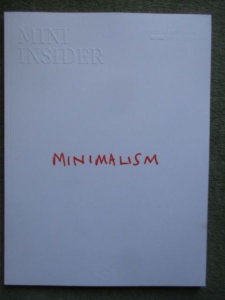 Mini Insider Minimalism Issue 22/23 Paul Smith +Cabrio +John Cooper Works +Cooper SE