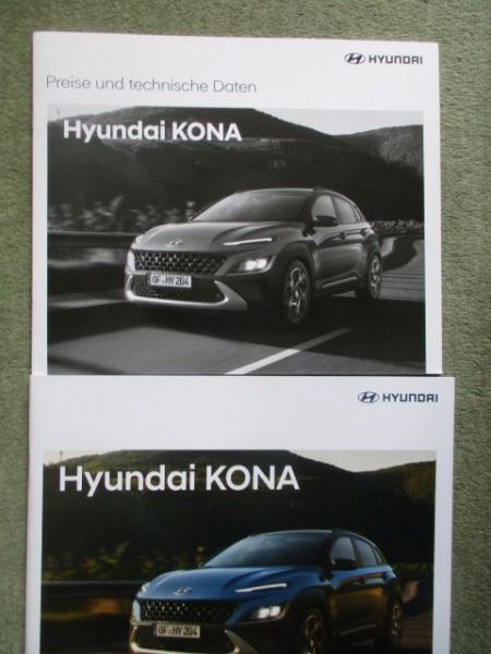 Hyundai Kona Katalog März 2022 +N Line +Prime +passende Preisliste NEU