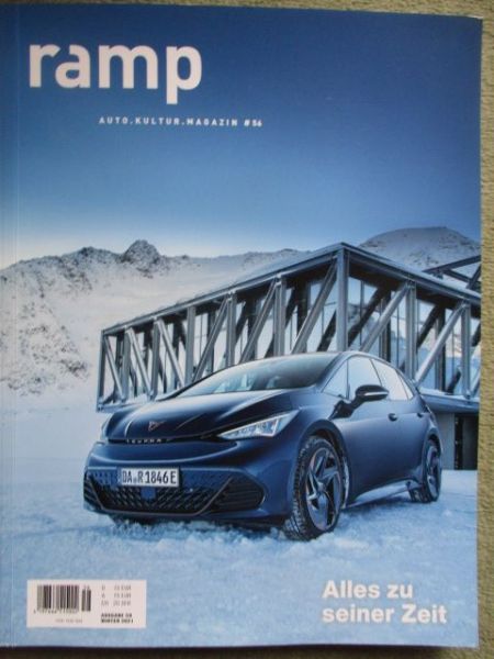 ramp Auto Kultur Magazin Winter 2021 Alles zu seiner Zeit VW ID.3 +ID.4 GTX,F-Type R Dynamic Cabriolet,Ferrari