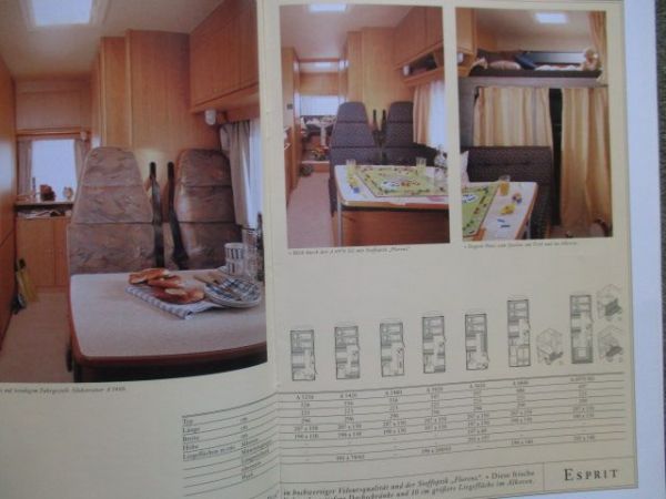 Dethleffs Motorcaravans 1997 Katalog auf Fiat Ducato 10 14 18+Preise A5250-6970SG,H6840 48642 I5252-6972DB