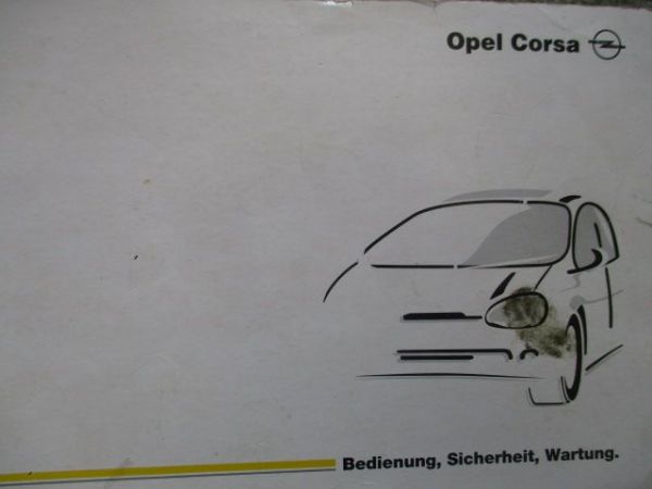 Opel Corsa B 12V 16V +Diesel Anleitung April 1999