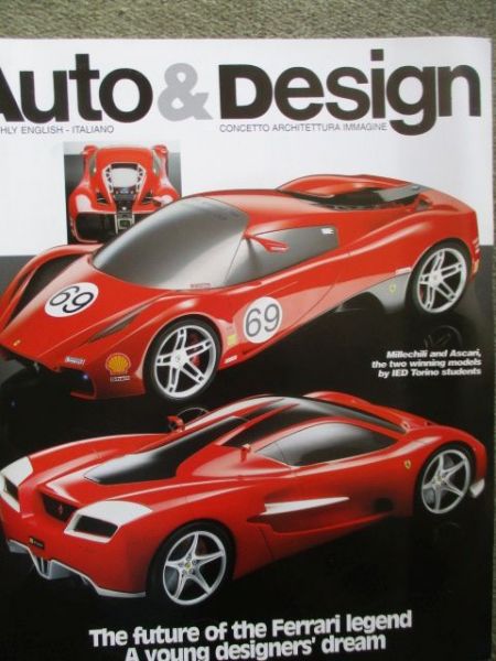 Auto & Design Ferrari 650 Berlinetta +Jmaes Hill +F Zero+Vigore Sonderdruck Mehrsprachig