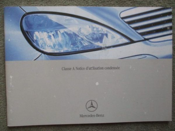 Mercedes Benz Classe A W168 A140 A160 A170CDI A190 A210 Evolution Französisch Mai 2002
