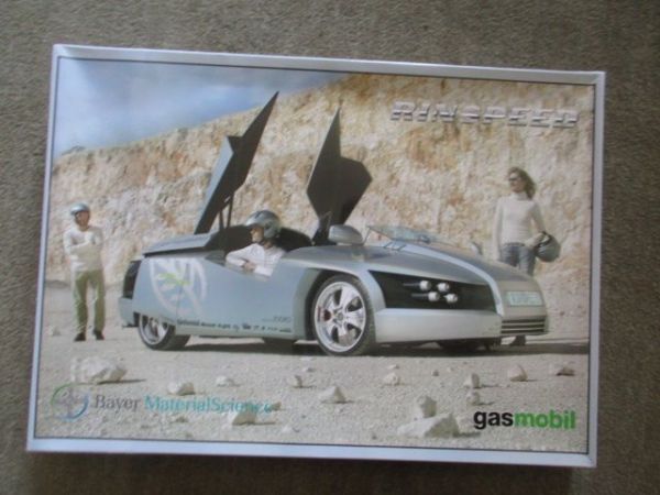 rinspeed gasmobil Bayer MaterialScience Pressemappe Genf 2005+Maverick +Astra H Caravan+Senso e-press Kit