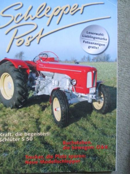 Schlepper Post 2/2006 Schlüter S50,Farymann Standmotor,