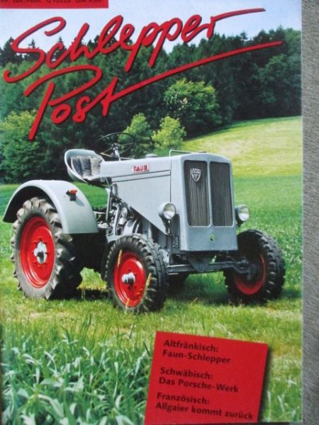 Schlepper Post 1/1999 Faun,Fahrt mit dem Allgaier R22,