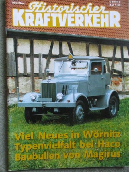 Historischer Kraftverkehr 5/1995 Borgward, Hanomag SS55,