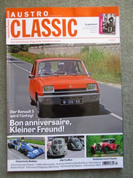 Austro Classic 4/2022 Renault 5 50 Jahre