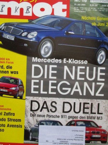 mot 16/2001 VW Beetle RSi,BMW M3 Coupé SMG E46 vs. 91 C4 Coupé Tiptronic S,C5 Kombi 2.0HPI Exclusive