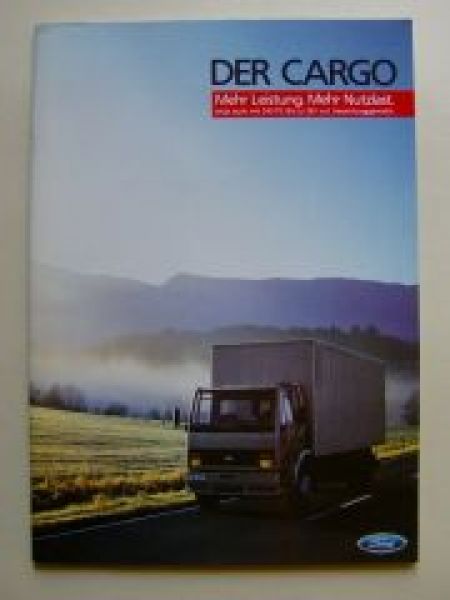 Ford Cargo Prospekt Januar 1985 bis 38t zul.Gesamtgewicht