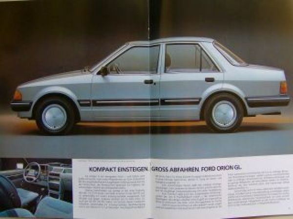 Ford Orion Prospekt Juni 1983 +Diesel +Preisliste Rarität