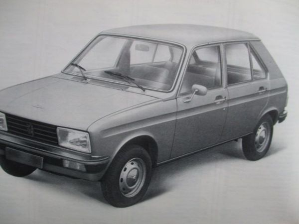 Peugeot 104 GL SL Anleitung 1977