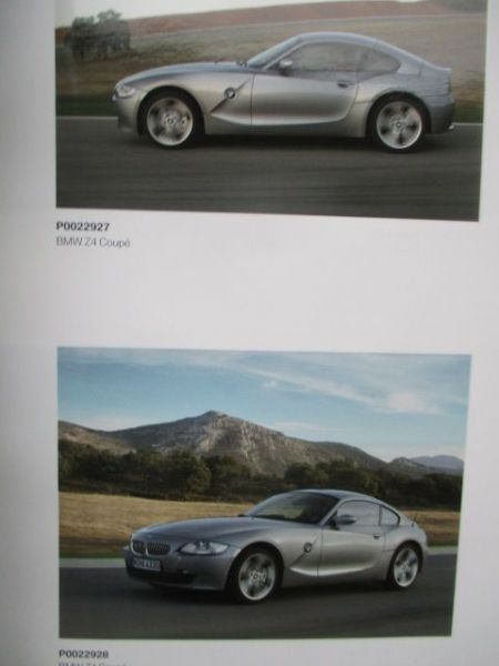 BMW Z4 Coupé E86 +M Presseinformation Januar 2006+CD