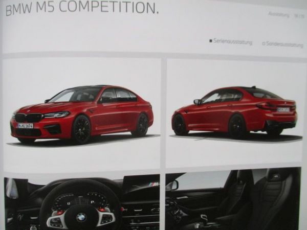 BMW M5 F90 MUE Competition Katalog September 2020 NEU