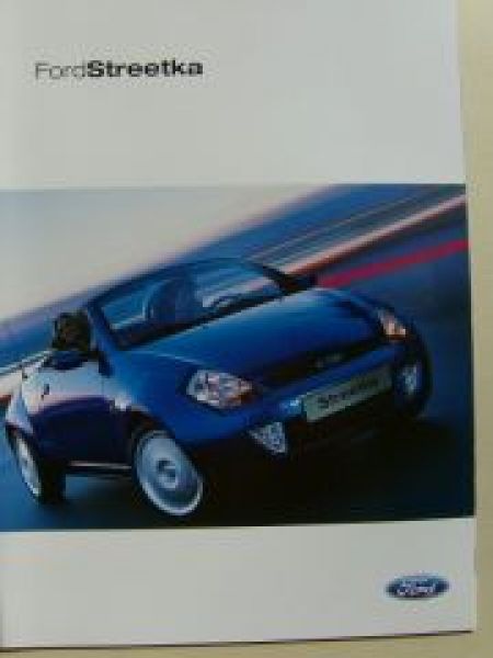 Ford Streetka Prospekt Juni 2004 NEU