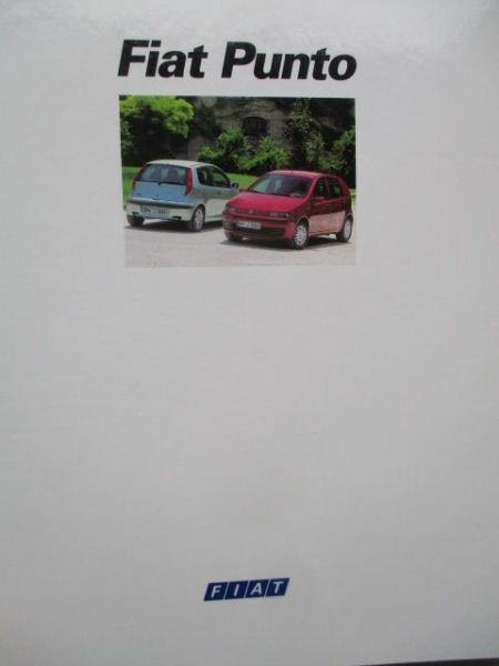 Fiat Punto 3-türer 5-türer Pressemappe 9/1999