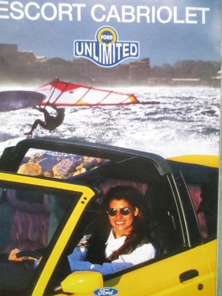 Ford Escort Cabriolet Flair +XR3i Katalog 12/1996