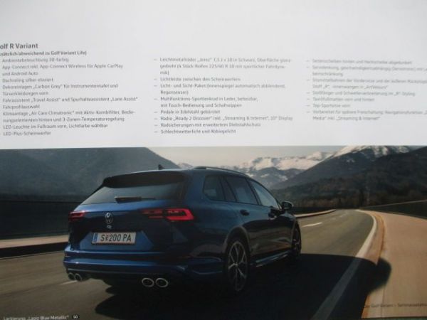 VW Golf VIII Variant Typ CD August 2021