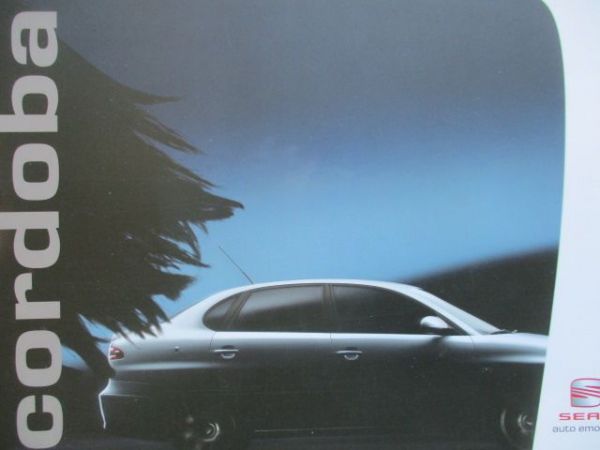 Seat Cordoba +Stella +Sport +Signo Katalog Januar 2004+Preise