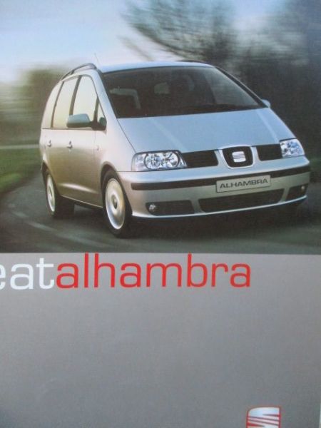 Seat Alhambra Prospekt April 2002