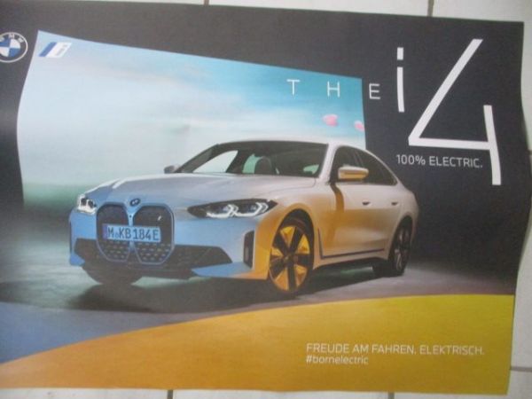 BMW Original Poster i4 G26 60x84cm Format