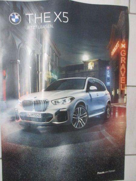 BMW X5 G05 Großformat Poster ca. 60x84cm Format