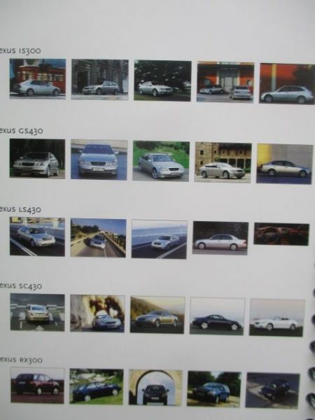 Lexus Genf 2002 IS200 IS300 GS300 +430,LS430,SC430,RX300