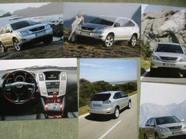 Lexus Pressemappe RX300 Mai 2003